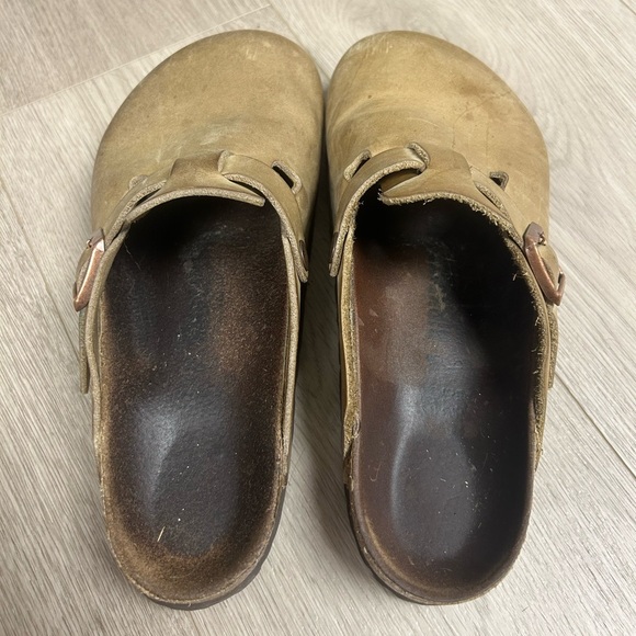 Birkenstock Boston Oiled Leather Tobacco Brown - Picture 3 of 6